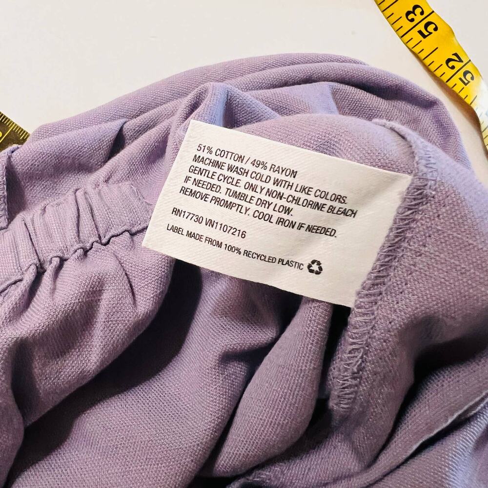 The Nines By Hatch Half Button Up Jumpsuit Size XS NWT Purple - Picture 5 of 9